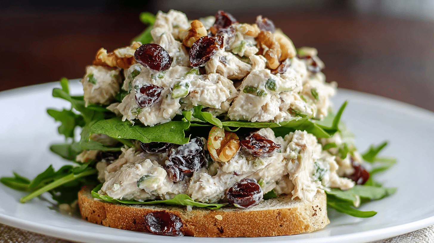 Cranberry Walnut Chicken Salad