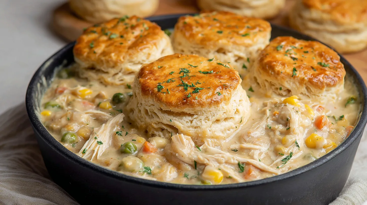 Chicken Pot Pie Recipe With Biscuits