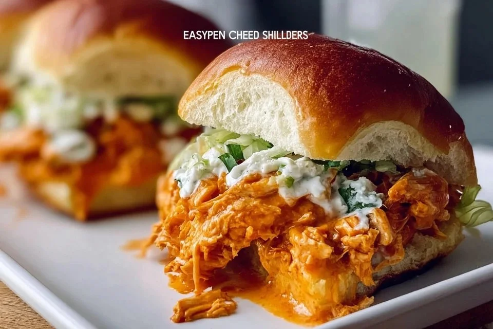 Easy Buffalo Chicken Sliders
